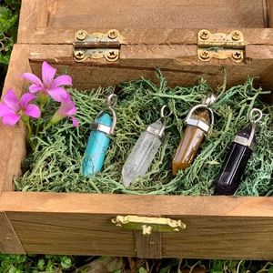 🐞Healing crystals pendant